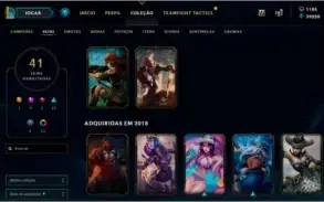 CONTA LOL - TODOS OS CAMPEÕES