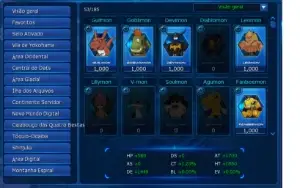Conta AoX Deck Vacina  MidGame LaDMO Servidor: Alphamon