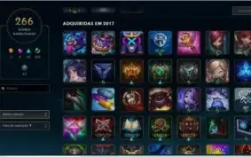 Conta do lol com emote de challenger,235 skin e diamante 2