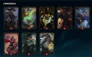 Conta LoL Mestre Season 11 e 12 SoloQ 151 skins