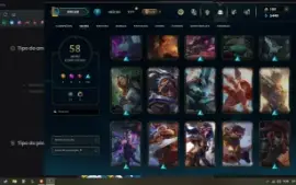 NASUS k9 RIOT KAYLE, conta nv 227, 58 skins! Up ma