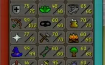 conta "max med" runescape osrs pronta para  pk e para bosses