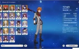 Genshin Impact AR 51, Klee, Baal, Jean, Keqing + outros