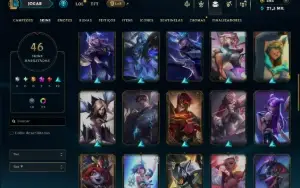 Platina 2 com 130 Champs e 46 Skins +2 Prestigios +1 Rara