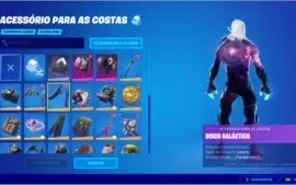 Conta Fortnite Skin Galaxy 48 Skins Salve o Mundo S5Pra cima