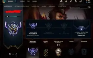 CONTA DE LOL DIAMANTE 3