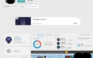 Conta diamante 60% de winrate