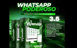 Wasender + Gerador De Licenças - Versão 3.5 - 2025