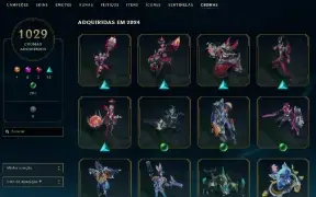 Conta Lol Colecionador Full Skins compráveis