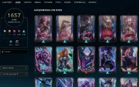 Conta Lol Colecionador Full Skins compráveis