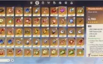 Conta AR 56 com 6K gemas 9 personagens 5* e 6 armas 5*