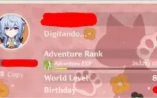 Conta AR 56 com 6K gemas 9 personagens 5* e 6 armas 5*