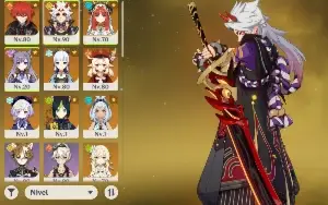 Conta com Itto+Biss, Ayaka, Nilou, Klee, Mualani e mais...