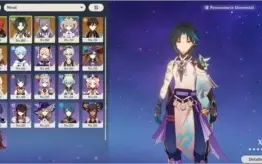 GENSHIN IMPACT CONTA COM XIAO (C1) E 6 CINCO ESTRELA  AR 50