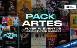 Pack de Flyers Editáveis para Photoshop + bonus e Tutorial