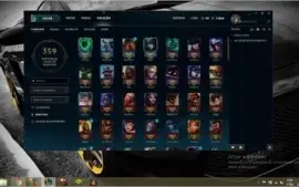 Conta de league of legends 300+ skins