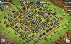 conta clash of clans cv13 bem upado