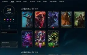conta de lol Silver4, 32 skins