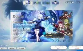 ✨Genshin Impact 15 Personagem T5, Ar 56, Serv America⭐✨