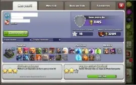 Conta Clash of Clans LVL 126 CV 9