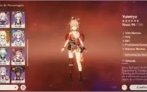 Conta Genshin impact AR 57, muitos 5* + 80 tiros