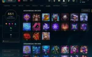 Conta Lol 1K De Skins