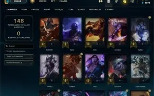 vendo conta com rammus rei/rammus king