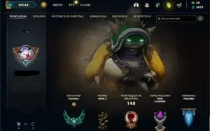 vendo conta com rammus rei/rammus king