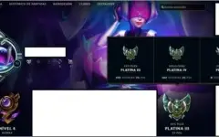Conta LOL Plat 4 (todos os campeões)