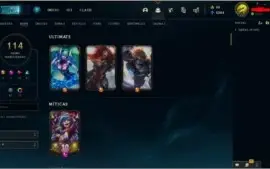Vendo conta de valoran com skins + 115 radianite + conta lol