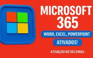 Microsoft Office 365 - no seu Email - 1TB OneDrive (1 Mês)