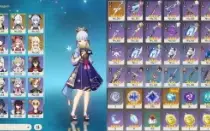 🔴AR 49 ⭐ Ayaka, Ganyu, Shenhe, Diluc, Keqing 5 + Arma 5 ⭐