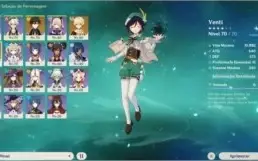 CONTA GENSHIN AR 46 VENTI , ZHONGLI, MONA