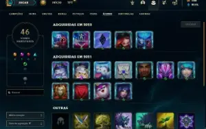 Conta bronze 2 com 33 Champs e 5 Skins