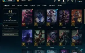 Conta bronze 2 com 33 Champs e 5 Skins