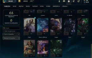 Conta bronze 2 com 33 Champs e 5 Skins