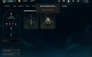 Conta bronze 2 com 33 Champs e 5 Skins