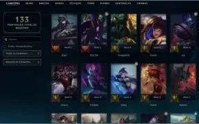 Conta Ouro 3, com skins Épicas e Lendárias!