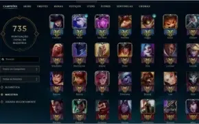Conta com Todas as Skins dos jogo