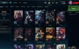 Conta LoL Com 5k700RP LVL 129 GOLD 2019