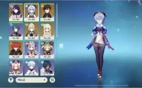 Ar45. Ganyu + 2 amos, zhongli + prisma, Raiden + cortadora