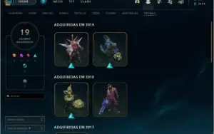 Conta lol gold