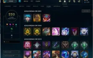Conta lol gold