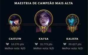 Conta de 2010 com skins raras