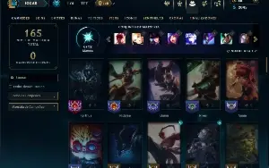 Esmeralda 4 com 75 Champs e 26 Skins +5 Vitoriosas