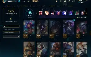 Esmeralda 4 com 75 Champs e 26 Skins +5 Vitoriosas