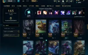 Esmeralda 4 com 75 Champs e 26 Skins +5 Vitoriosas