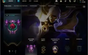 Conta League of Legends Mestre