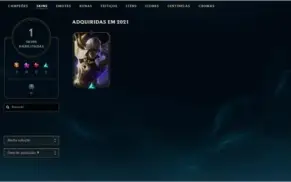 Conta League of Legends Mestre