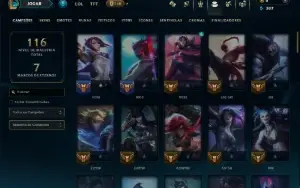 Esmeralda 1 com 85 Champs e 12 Skins